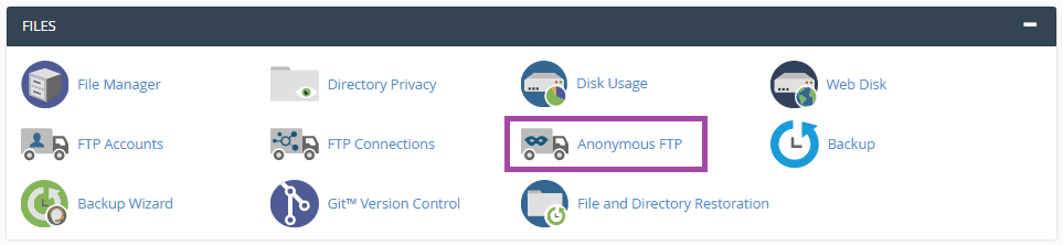 Anonymous FTP-ni necə deaktiv etmək olar? — ekran görüntüsü 1