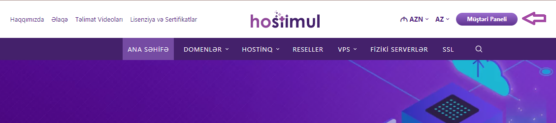 cPanel şifrəsini necə dəyişmək olar? — ekran görüntüsü 1