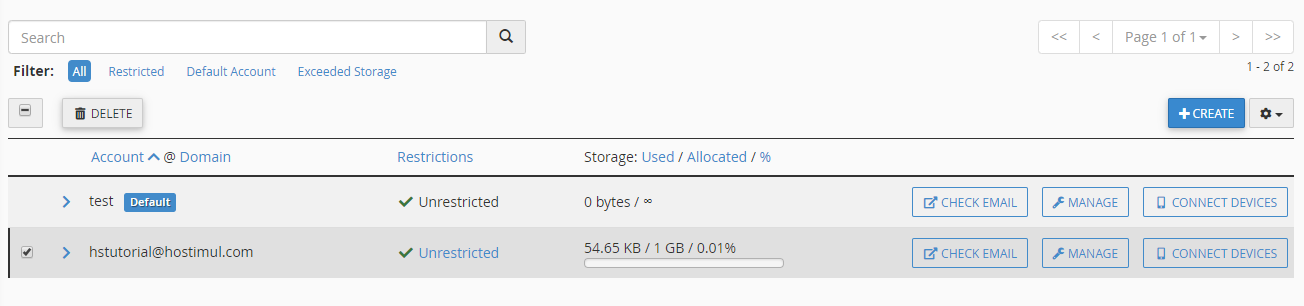 cPanel vasitəsilə webmail-ə necə daxil olmaq olar? — ekran görüntüsü 2
