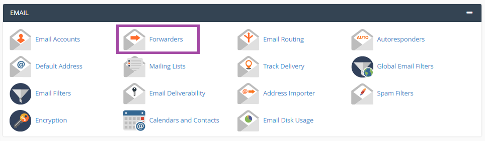 cPanel-də email forwarding-ı necə quraşdırmaq olar? — ekran görüntüsü 1