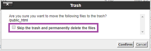 cPanel-də File Manager-i necə istifadə etmək olar? — ekran görüntüsü 11