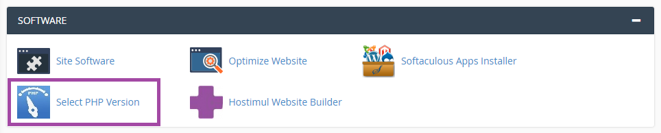 cPanel-də PHP-nın modullarını necə dəyişmək olar? — ekran görüntüsü 1