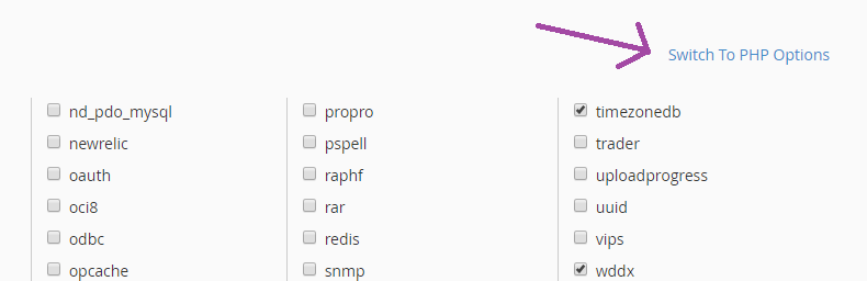 cPanel-də PHP-nın modullarını necə dəyişmək olar? — ekran görüntüsü 3