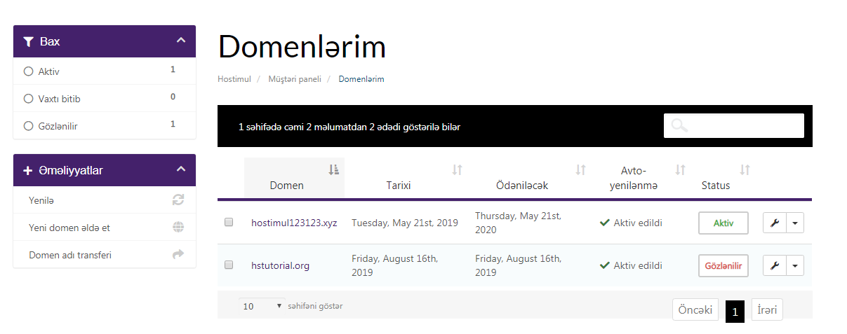 Domen panelinə necə qoşulmaq olar? — ekran görüntüsü 3