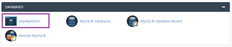PhpMyAdmin-də verilənlər bazasını necə import etmək olar? — ekran görüntüsü 1