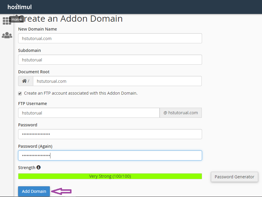 How to Create Addon Domain in cPanel? — screenshot 2