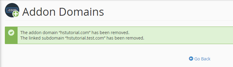 How to Remove an Addon Domain from cPanel? — screenshot 4