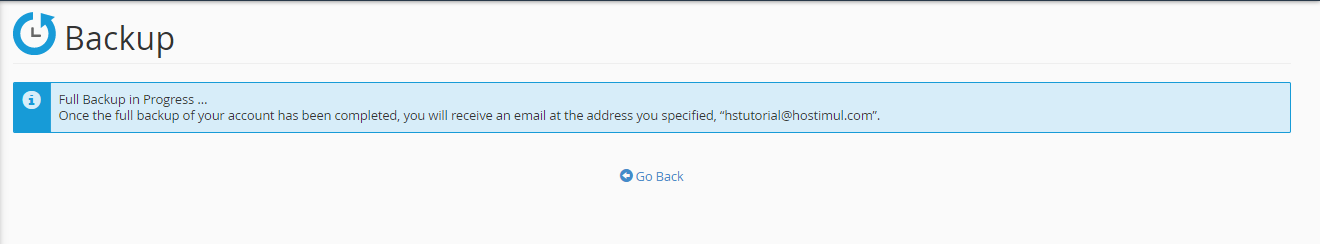 How to create a full backup in cPanel? — screenshot 4