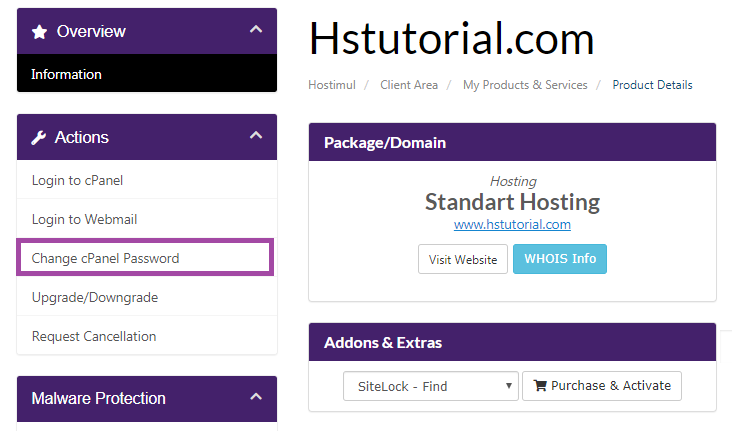 How to reset cPanel password? — screenshot 4