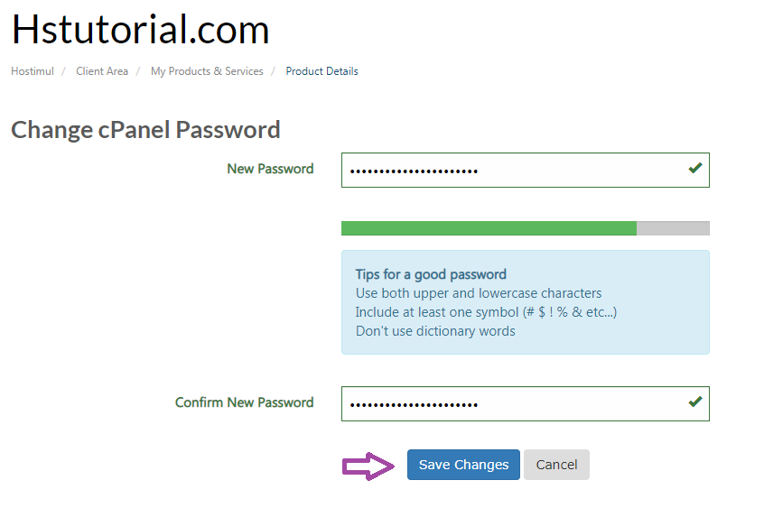 How to reset cPanel password? — screenshot 5