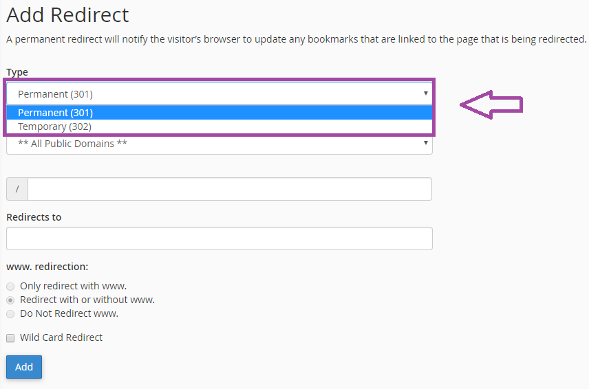 How to redirect a domain in cPanel? — screenshot 2