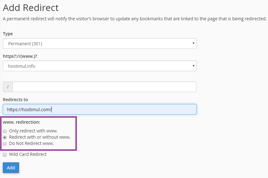 How to redirect a domain in cPanel? — screenshot 5