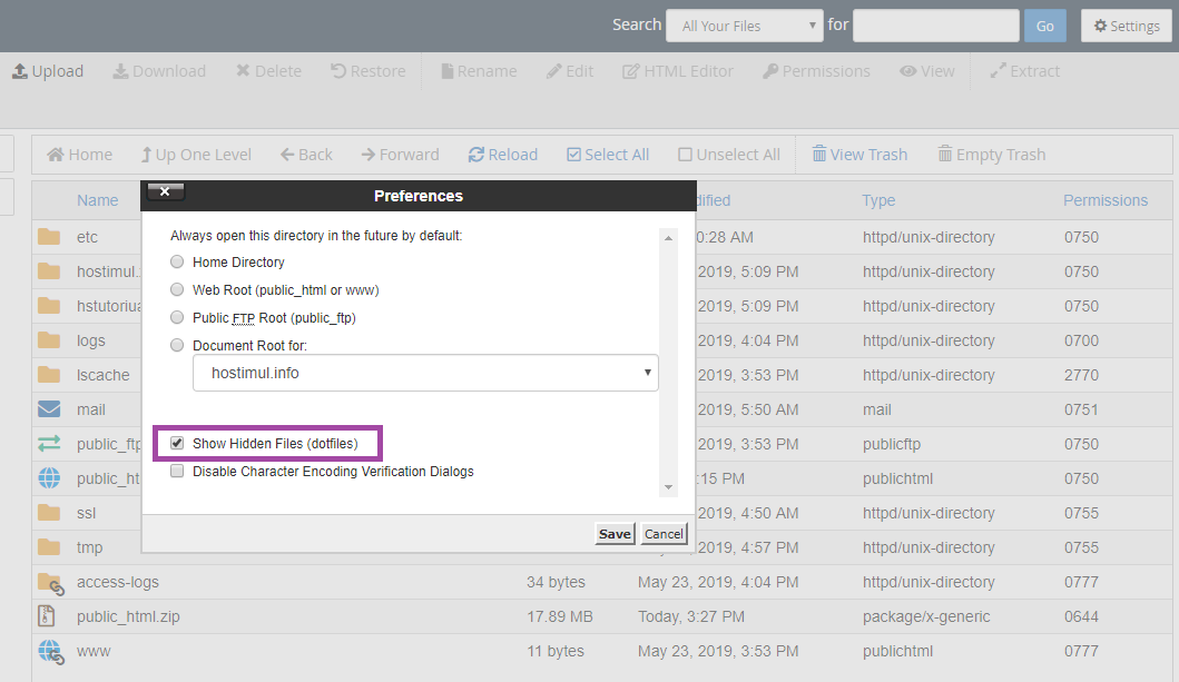 How to use File Manager in cPanel? — screenshot 3