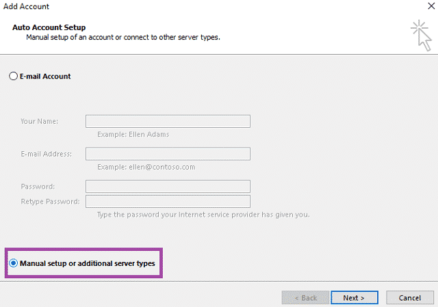 How to add A business Email Account To Outlook 2016? — screenshot 3