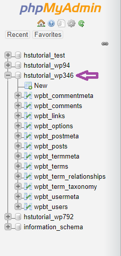 How to empty a MySQL database using phpMyAdmin? — screenshot 2
