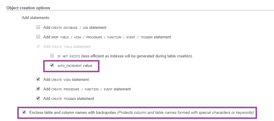 How to Create a Backup of a Database using PHPMyAdmin? — screenshot 5