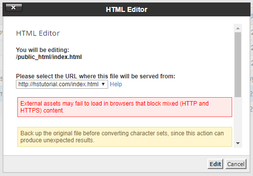How to create a temporary one-page site? — screenshot 5