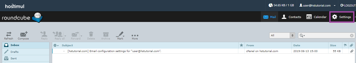 How to access spam folder in webmail? — screenshot 6