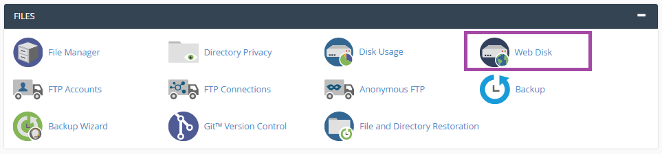 How to connect to Web Disk? — screenshot 1