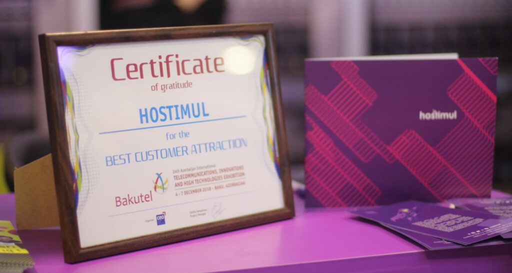 Bakutel 2018 – “Best customer attraction”