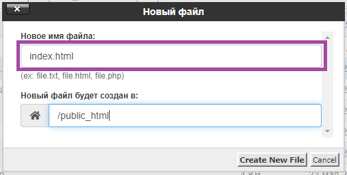 Как использовать Диспетчер Файлов в cPanel? — скриншот 9