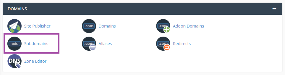Как создать поддомен в cPanel? — скриншот 1