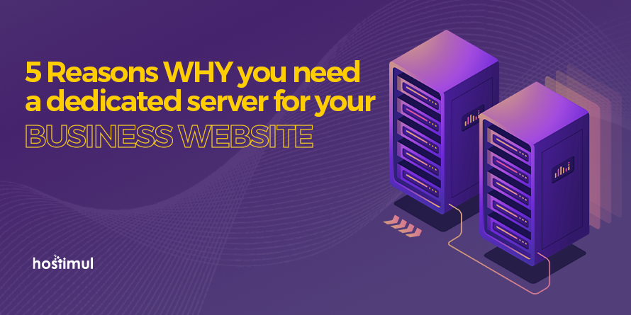 5 Reasons WHY you need a dedicated server for your Business Website