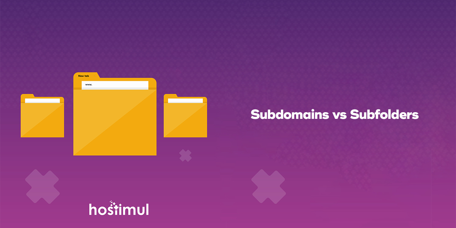 Subdomain vs subfolder